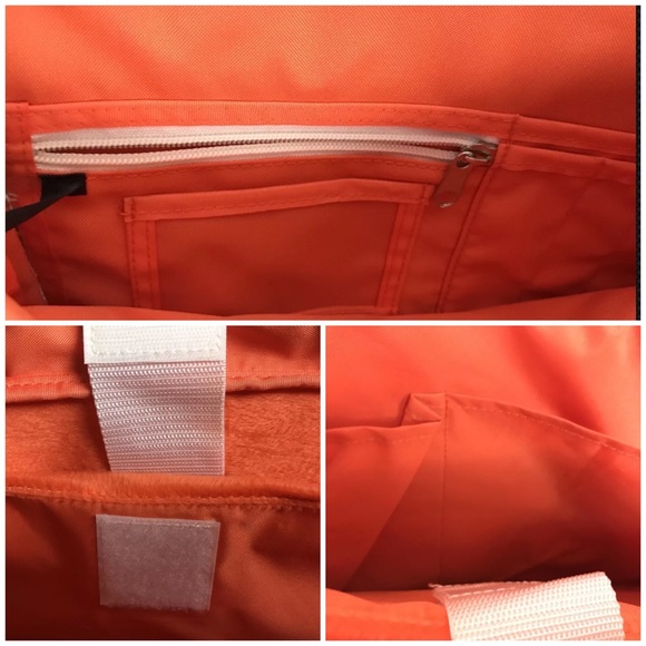 Ice Red Laptop Messenger Bag Metallic Silver 17” - Picture 3 of 7